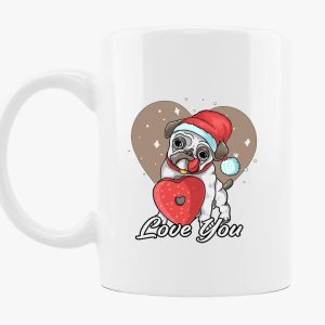 Cuki valentin napi kutyás párna