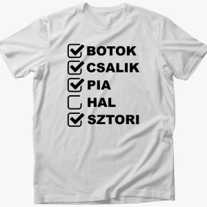 Horgászás hal nélkül póló
