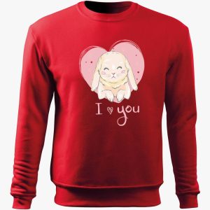 I love you nyuszis belebújós pulóver