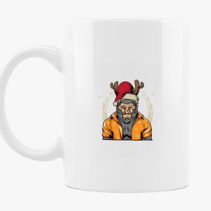 Karácsonyi Gorilla bögre