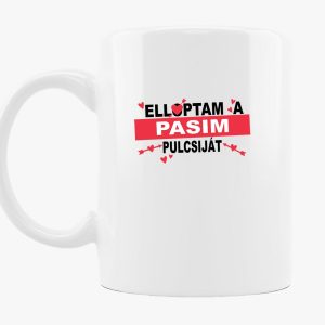 Elloptam a pasim pulcsiját bögre