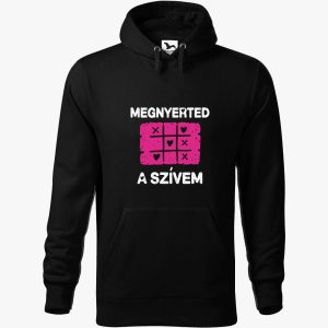 Megnyerted a szívem kapucnis pulóver