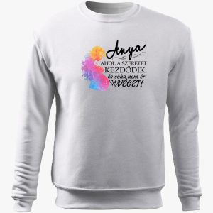 Anya, ahol a szeretet kezdődik belebújós pulóver