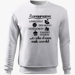 A nagymamák szeretete belebújós pulóver