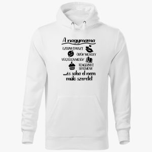 A nagymamák szeretete kapucnis pulóver