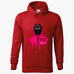 Squid Game Triangle Guard kapucnis pulóver
