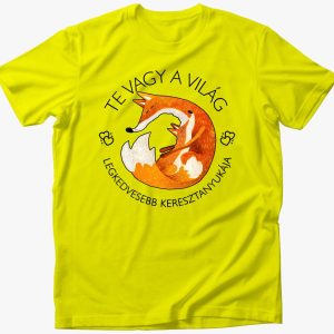 Legjobb keresztanya rókás póló