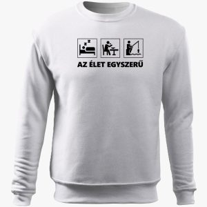 Az élet egyszerű belebújós pulóver