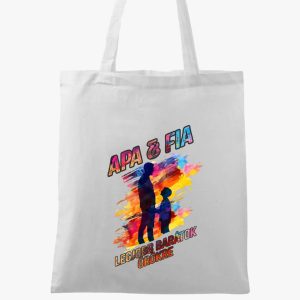 Apa & fia vászontáska