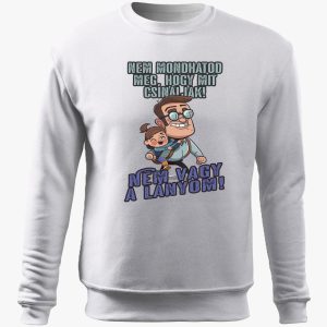 Nem mondhatod meg... belebújós pulóver
