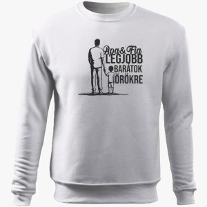 Apa & Fia legjobb barátok belebújós pulóver