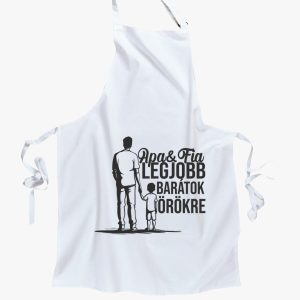 Apa & Fia legjobb barátok kötény