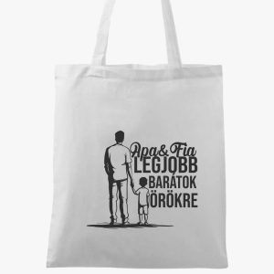 Apa & Fia legjobb barátok vászontáska