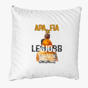 Apa és fia art párna