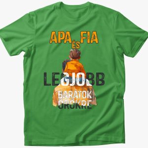 Apa és fia art póló