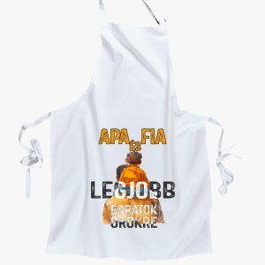 Apa és fia art kötény
