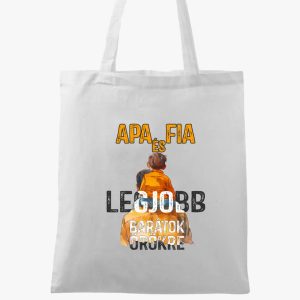 Apa és fia art vászontáska