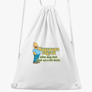 Nagypapa vagyok Simpsonos tornazsák