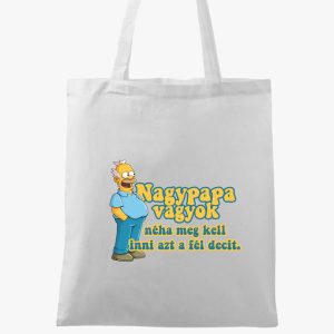 Nagypapa vagyok Simpsonos vászontáska