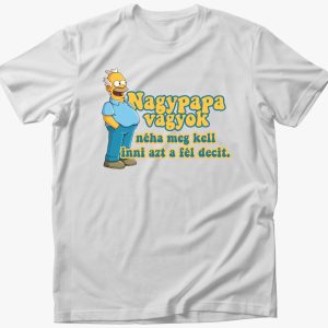 Nagypapa vagyok Simpsonos póló