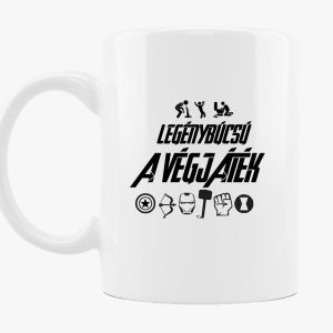 Legénybúcsú A Végjáték bögre