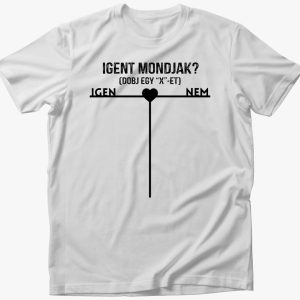Igent mondjak ? póló