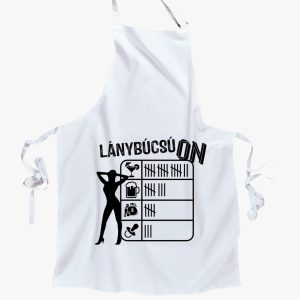 Lánybúcsú ON táblás kötény