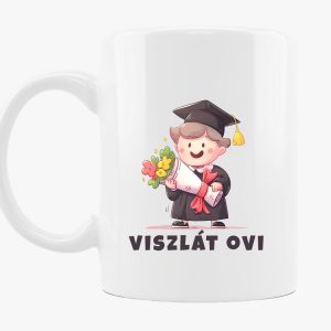 Viszlát ovi bögre