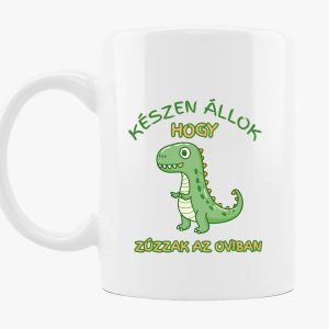Készen állok bögre