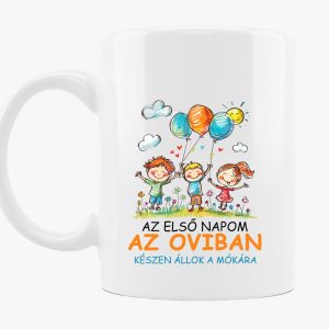 Az első napom az oviban bögre