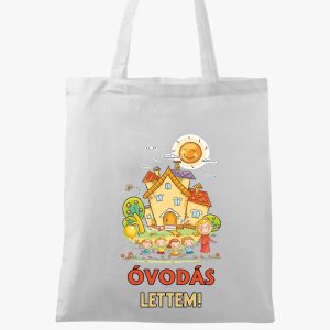 Óvodás lettem házikós vászontáska