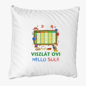 Viszlát ovi, hello suli párna