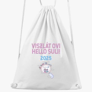 Viszlát ovi, hello suli 2025 tornazsák
