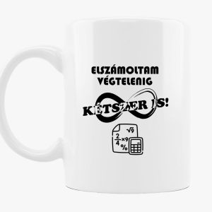 Elszámoltam végtelenig bögre