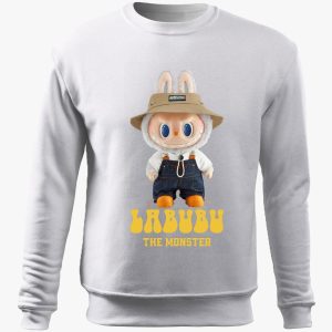 Sapkás labubu belebújós pulóver