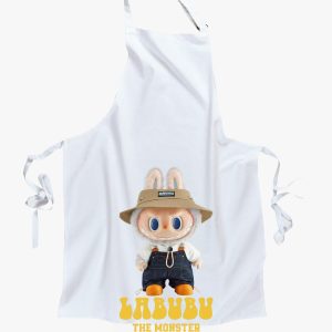 Sapkás labubu kötény