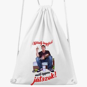 Most épp játszok tornazsák