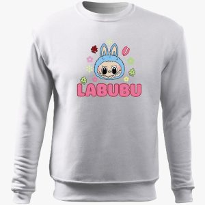 Kék fejű labubu belebújós pulóver
