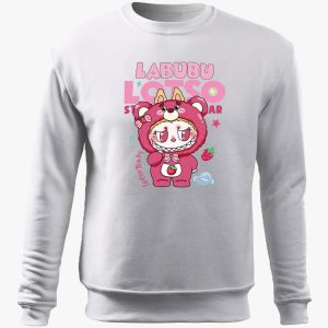 Lotso bear labubu belebújós pulóver