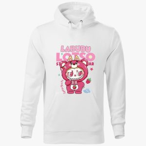 Lotso bear labubu kapucnis pulóver