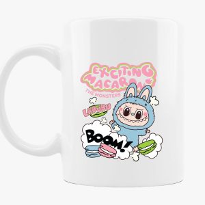 Macaron labubu bögre