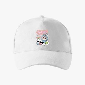 Macaron labubu baseball sapka