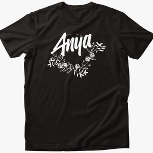 Anya fehér feliratos póló