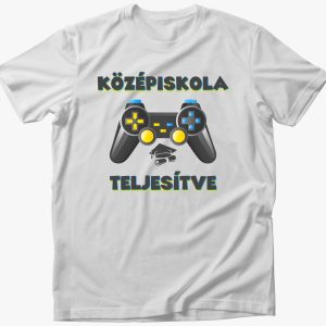 Középiskola teljesítve póló