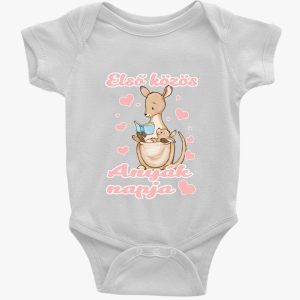 Első közös anyák napja kenguru lányos body