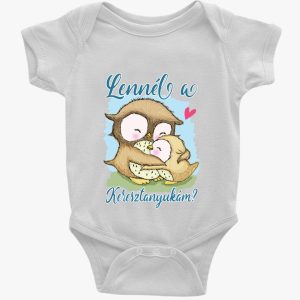 Lennél a keresztanyukám bagoly fiús body