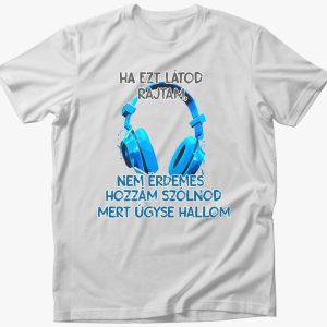 Gamer Fejhallgató póló