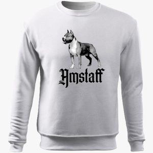 Amstaff kutya belebújós pulóver