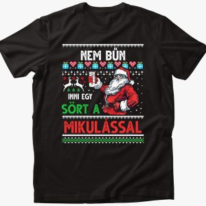 Nem bűn inni egy sört a Mikulással póló