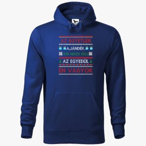 Az egyetlen ajándék kapucnis pulóver